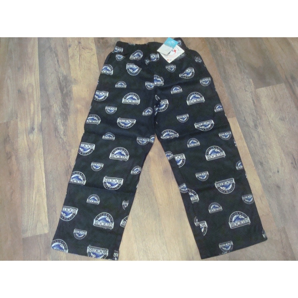 BOYS SIZE 8 PANTS PAJAMA BOTOM ROCKIES COLORADO VINTAGE DEADSTOCK 04